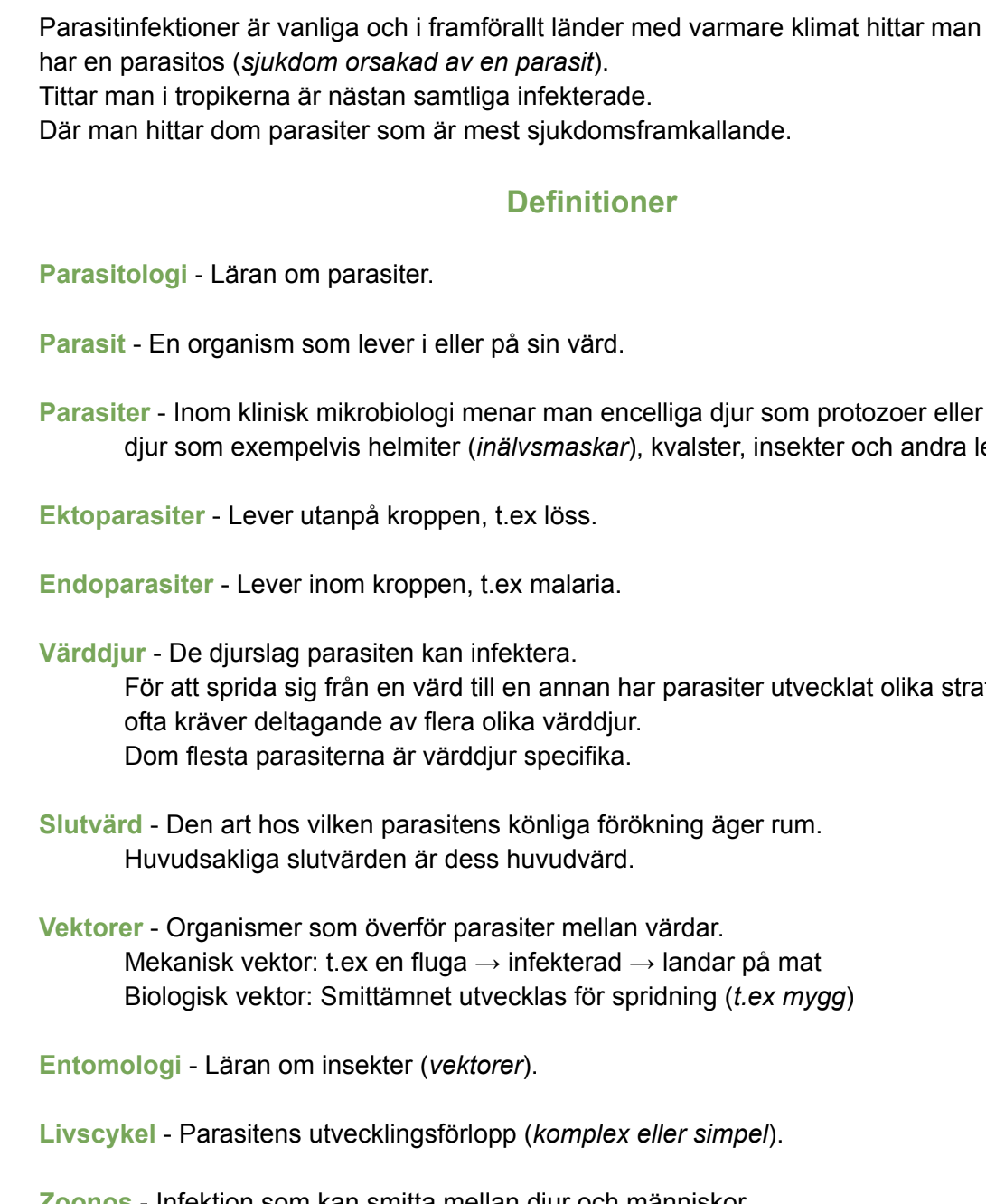 Mikrobiologi: anteckningar