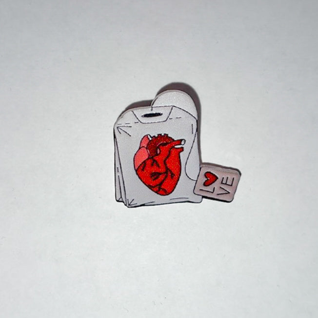 Te-hjärta: Pin