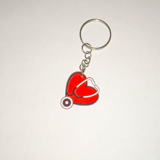 Stetoskophjärta: Nyckelring