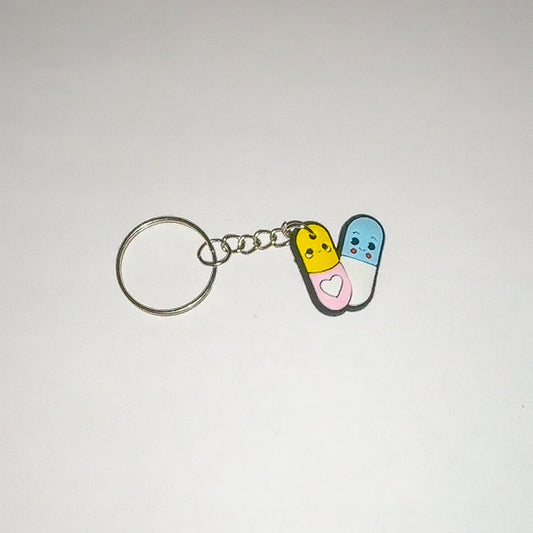 Piller box: Nyckelring