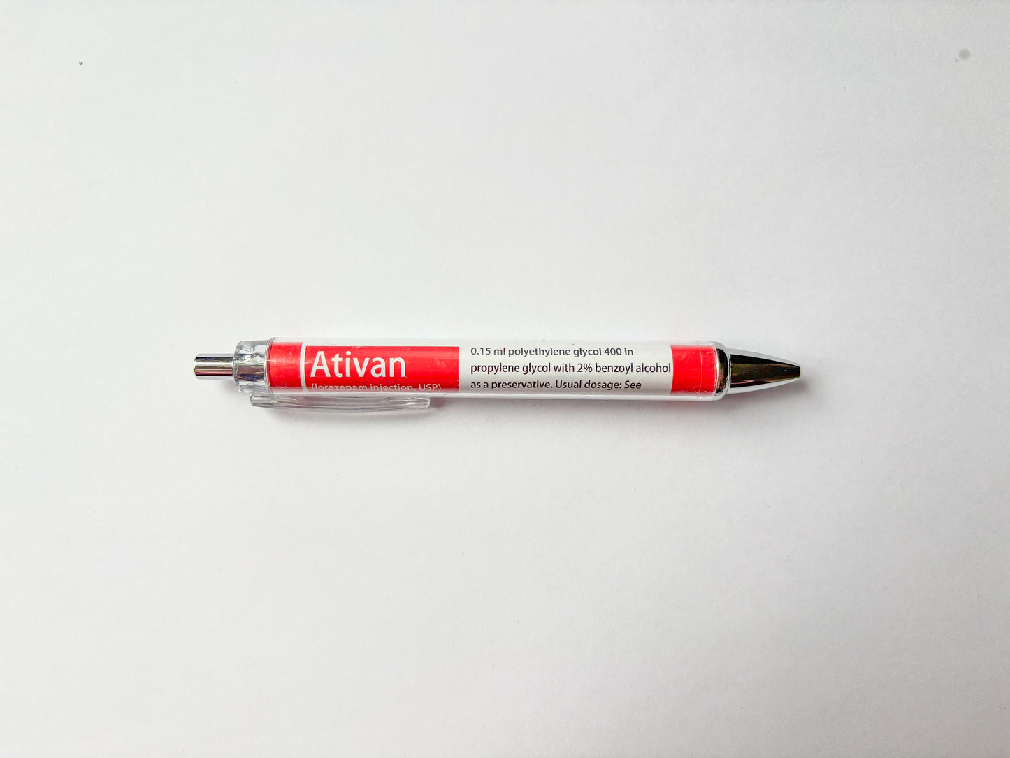 Penna: Läkemedel, olika färger och läkemedel