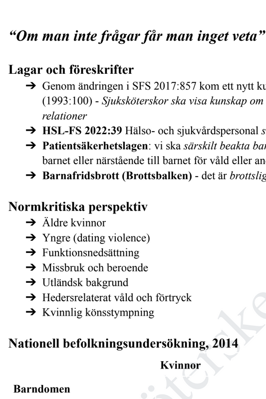 Akutsjukvård: anteckningar