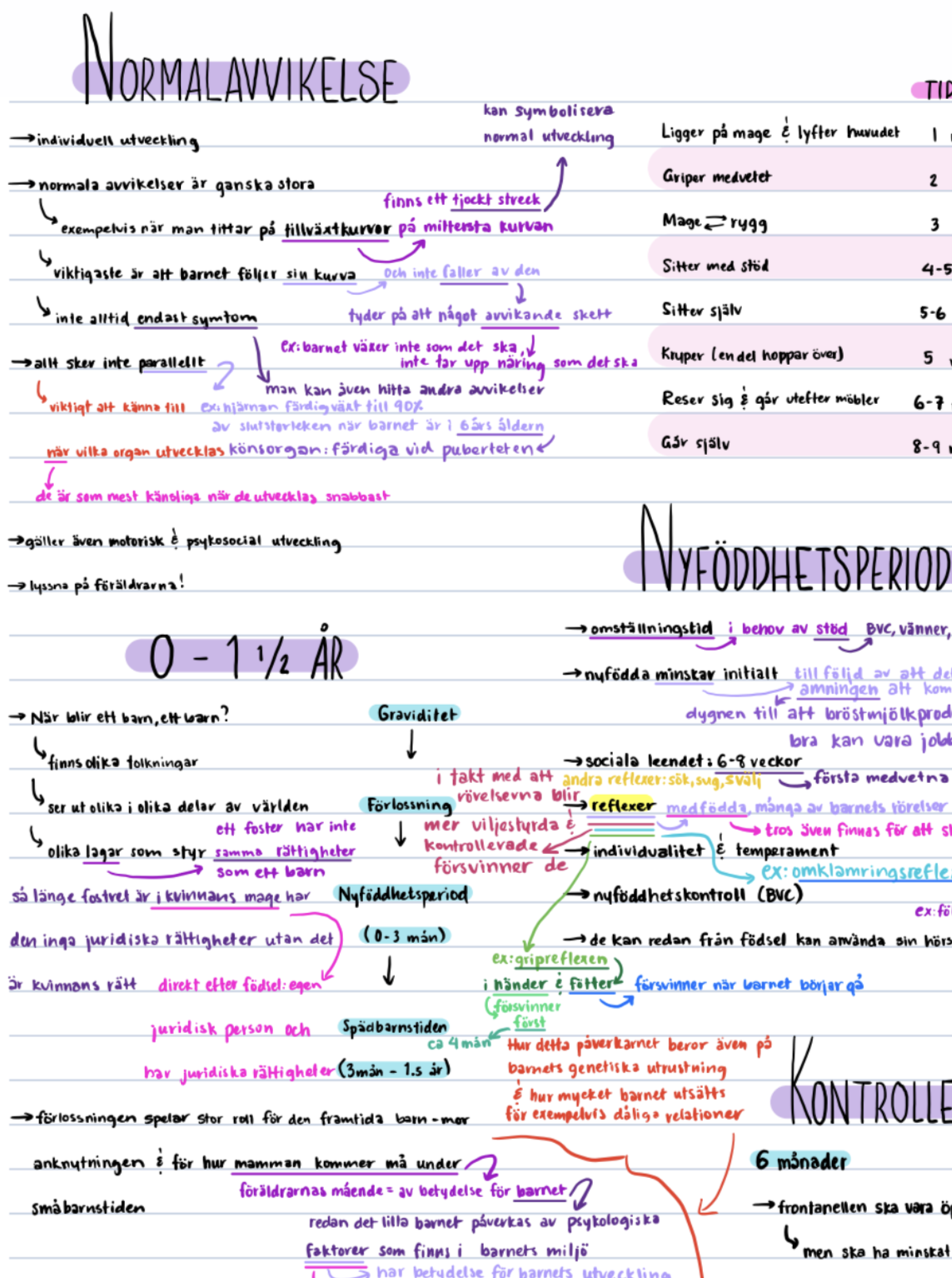 Anatomi och fysiologi: Anteckningar