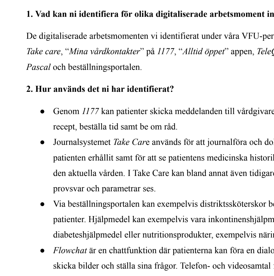 Sjuksköterskeprofessionen: anteckningar