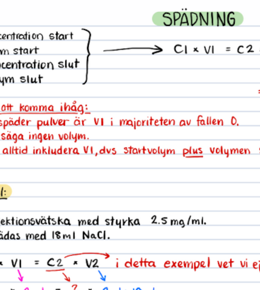 Läkemedelsberäkning: sammanställning metoder