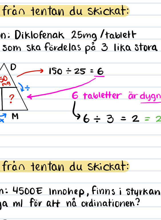 Läkemedelsberäkning: sammanställning metoder