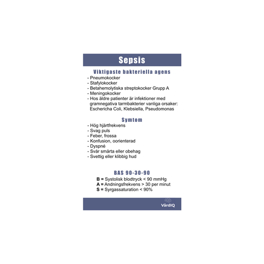 Sepsis, BAS 90-30-90, Chock