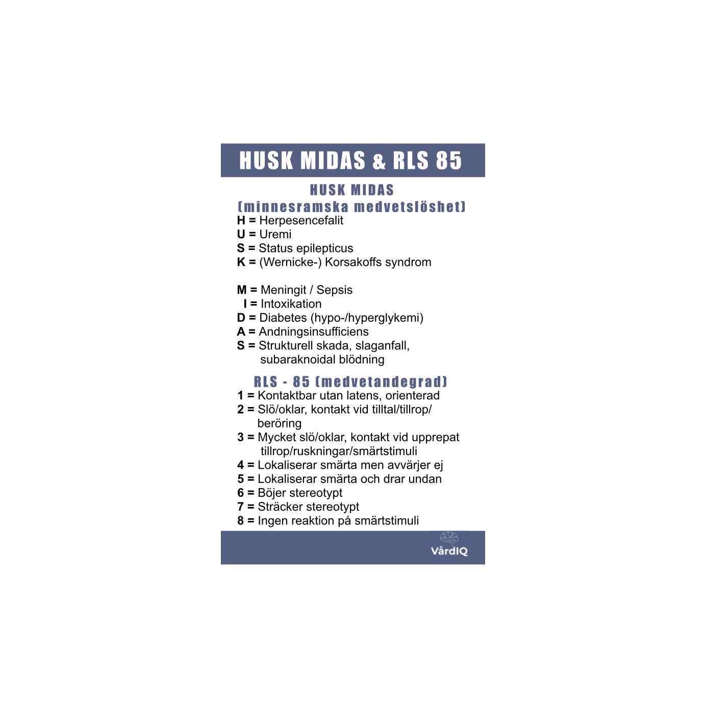 GCS, HUSK-MIDAS, RLS-85